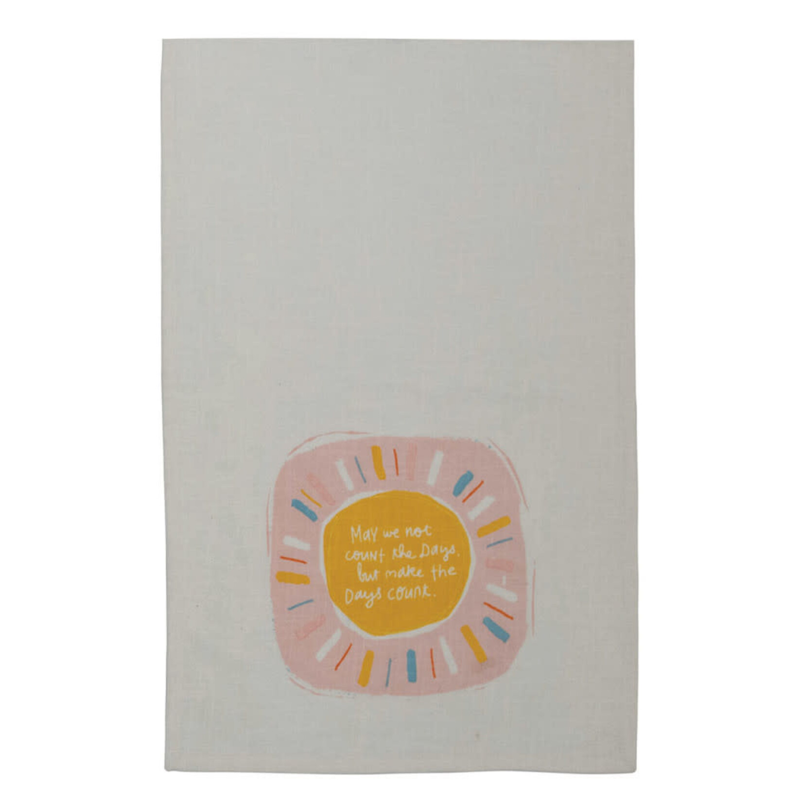 m. lynne designs cotton slub tea towel
