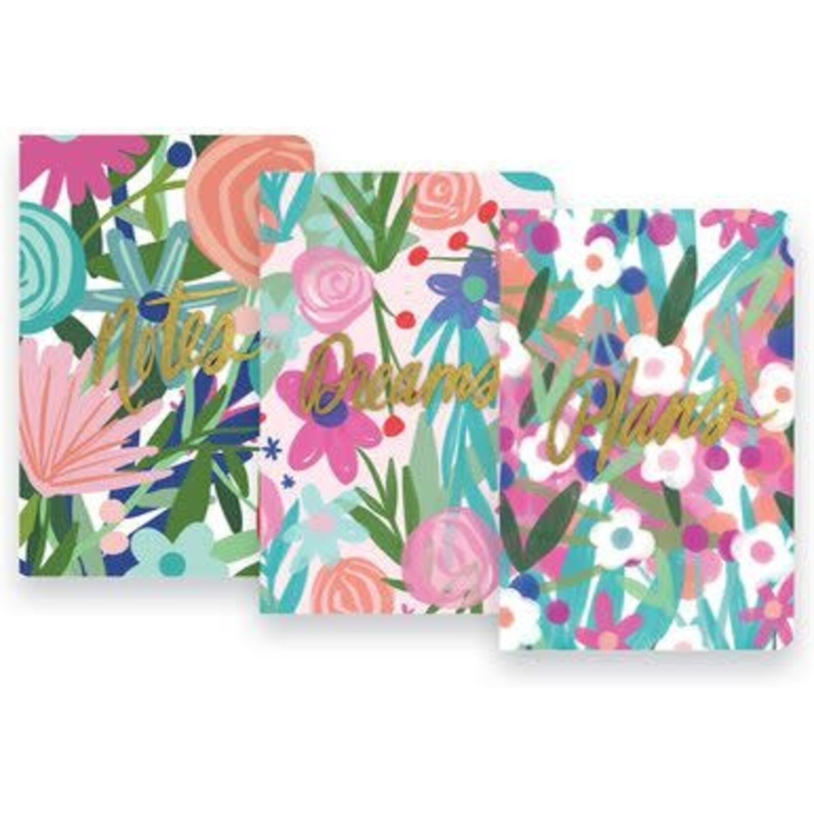 thimble press floral jotter notebook