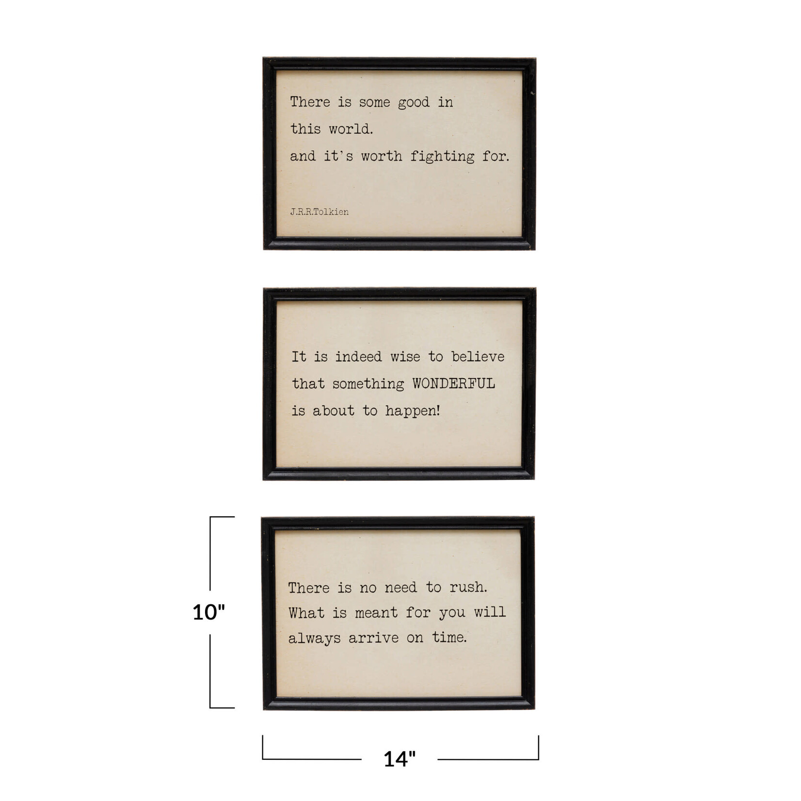m. lynne designs large framed quote
