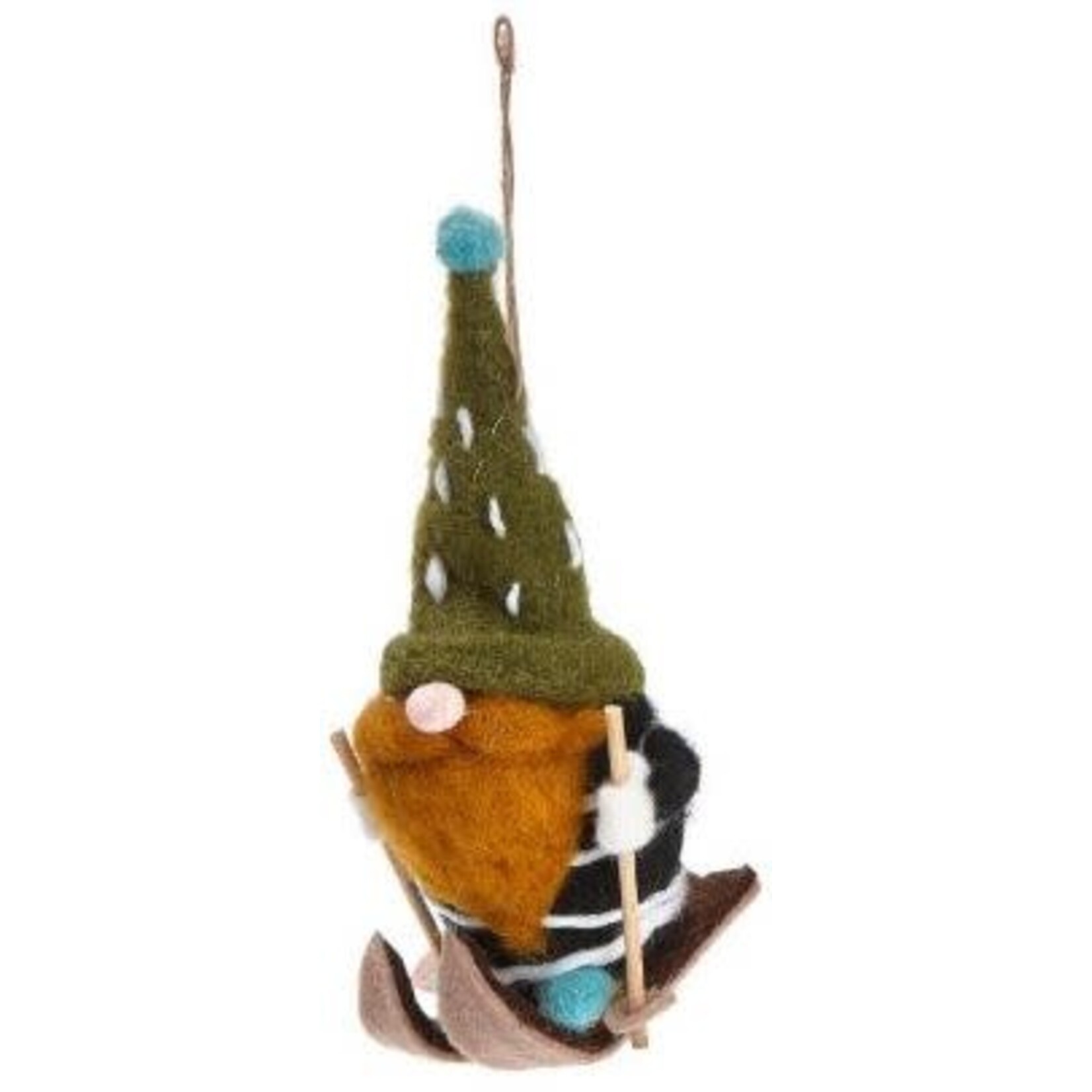 m. lynne designs sporty gnomie ornament