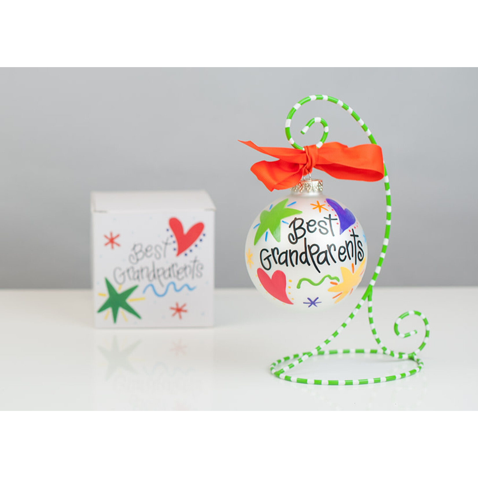 coton colors best grandparents glass ornament