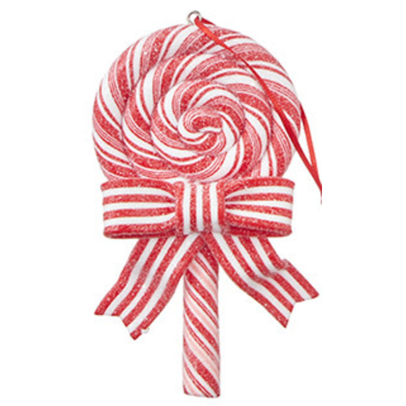 m. lynne designs peppermint lollipop ornament