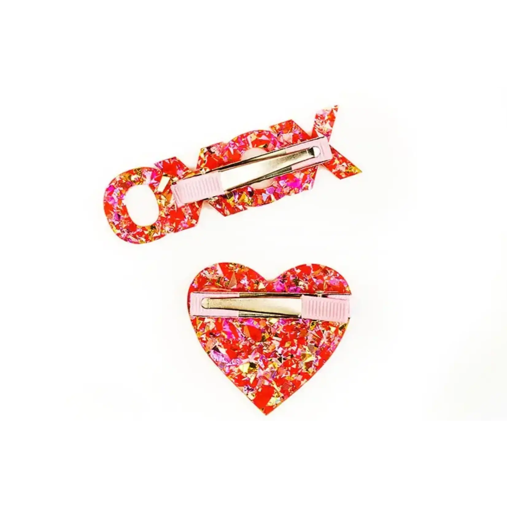 taylor elliott designs heart xoxo hair clip