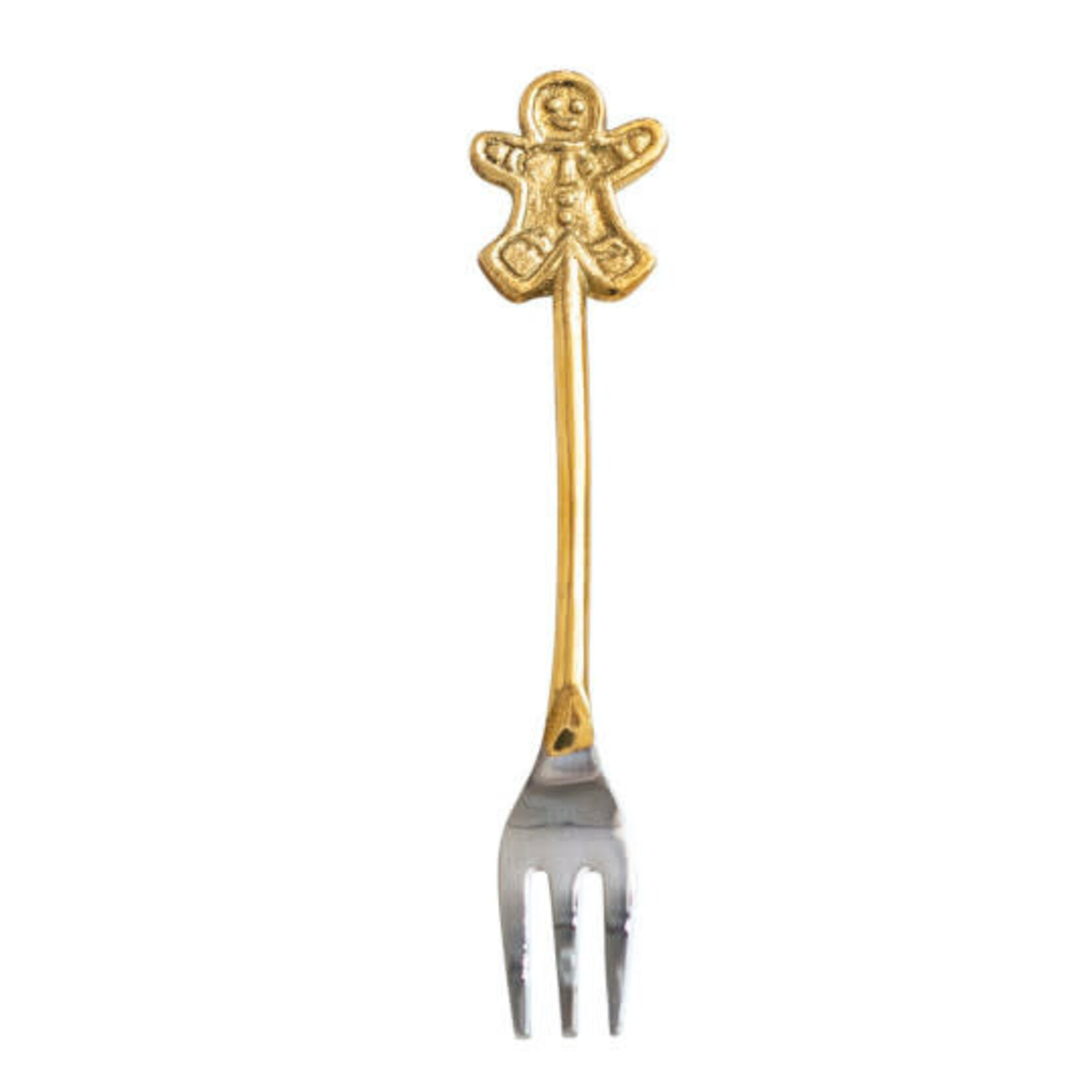 m. lynne designs gingerbread man appetizer cutlery