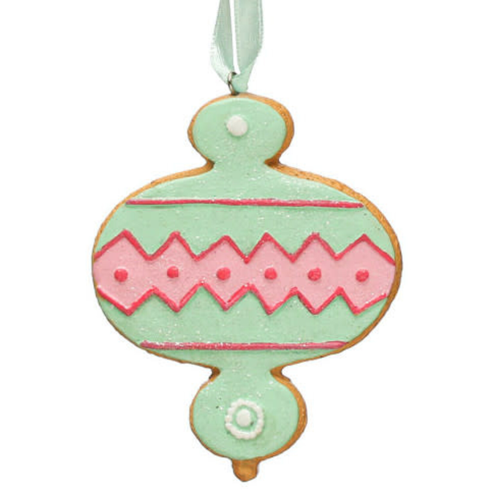m. lynne designs colorful shape gingerbread ornament