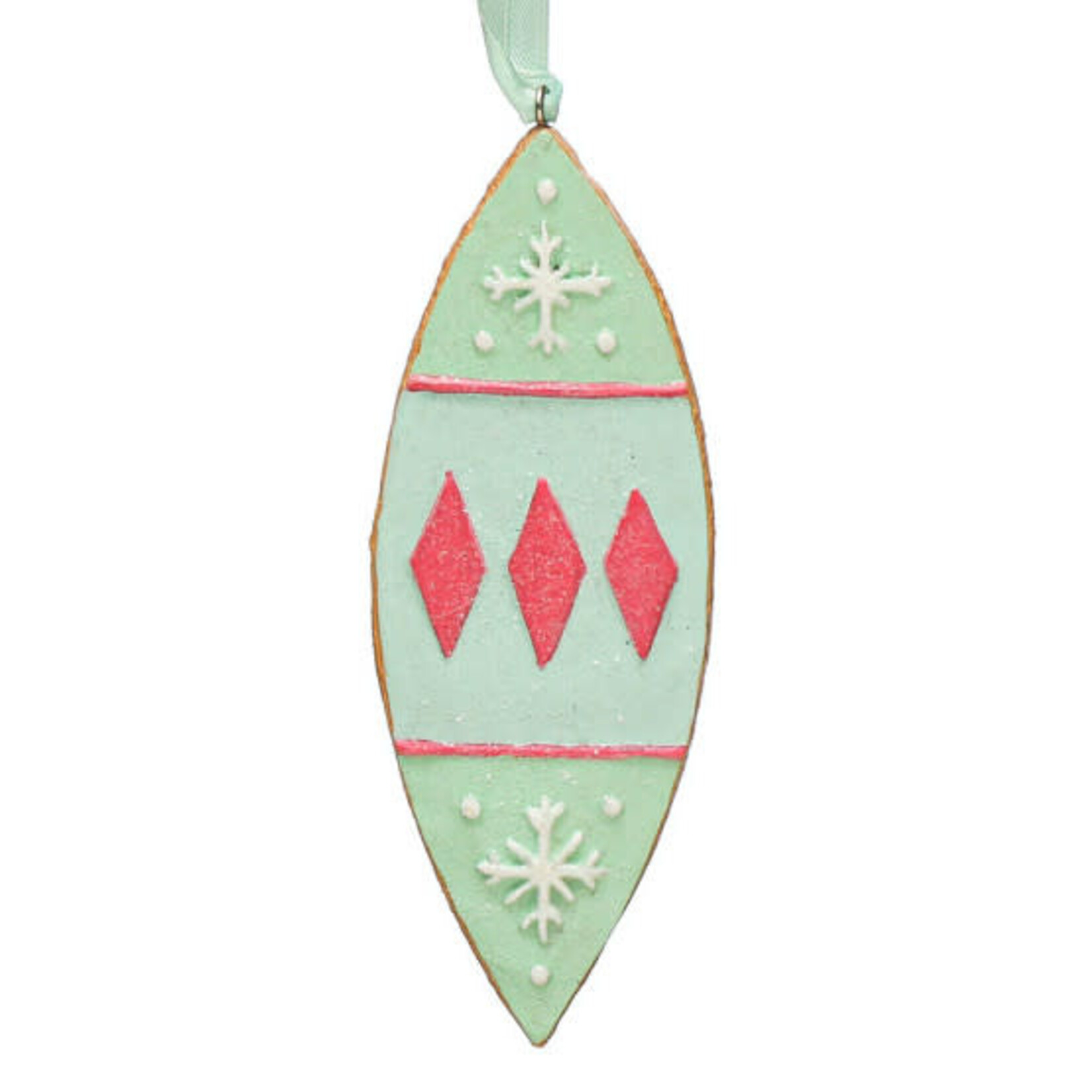 m. lynne designs colorful shape gingerbread ornament
