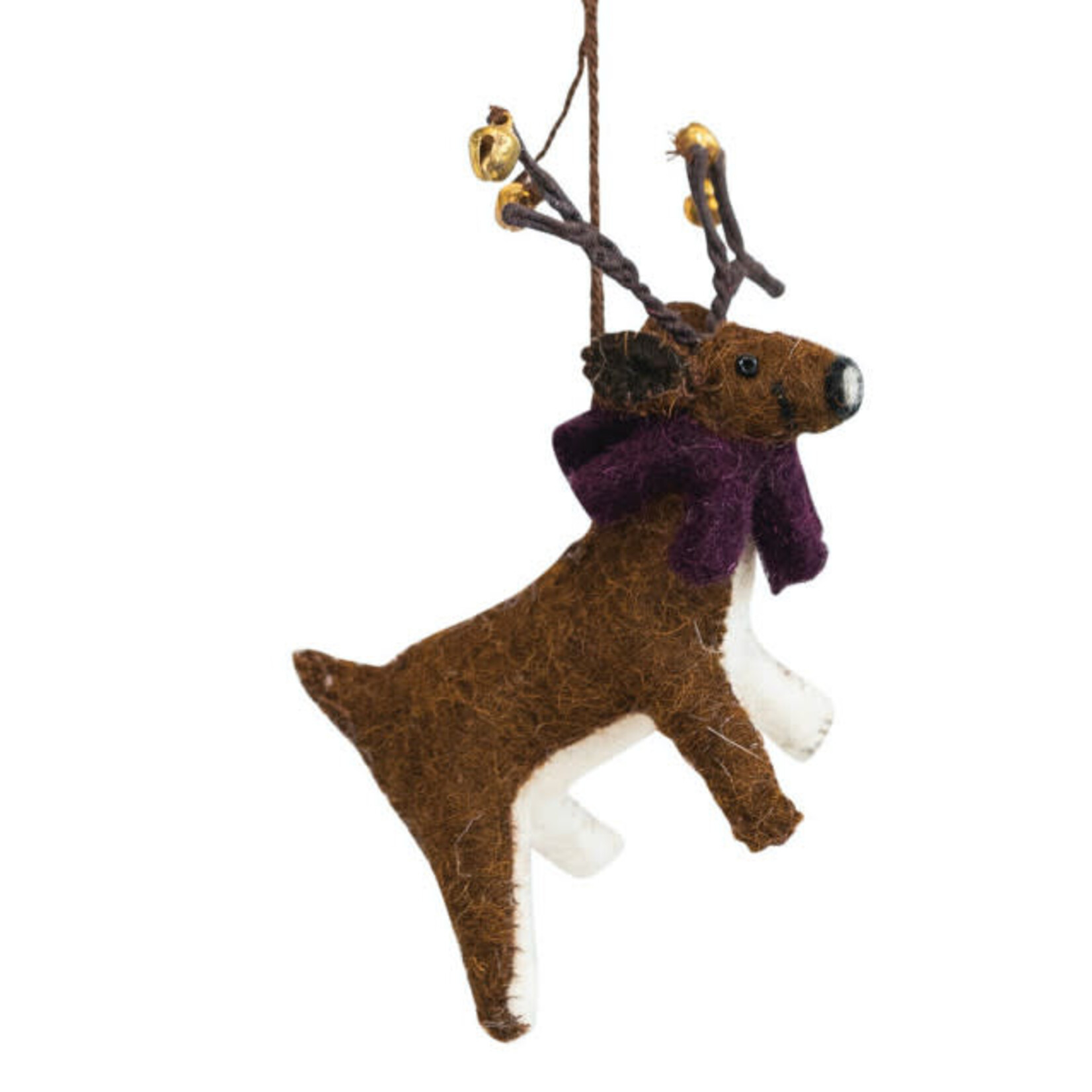 m. lynne designs felt deer ornament