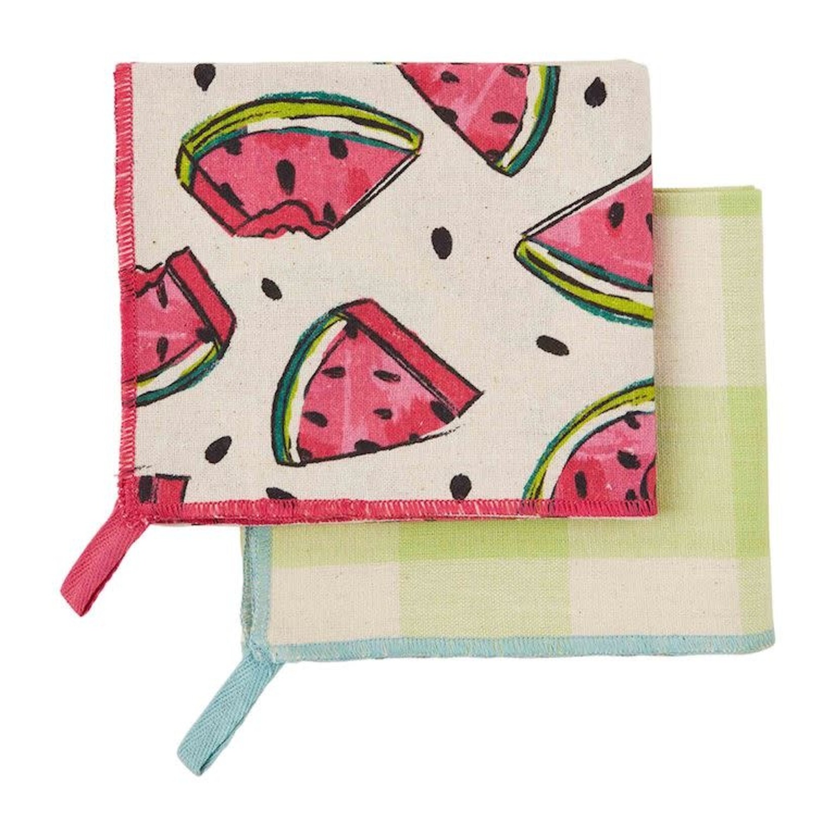 mud pie citrus colorful towel set