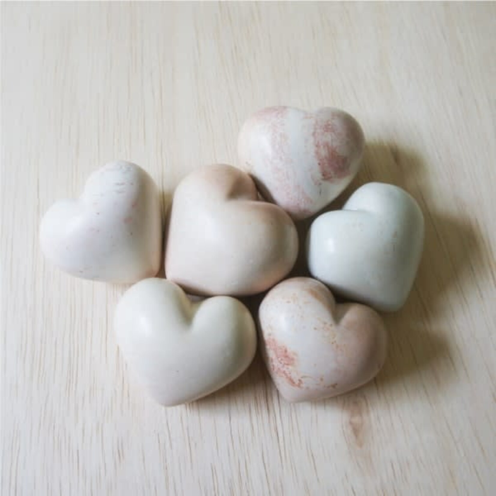 m. lynne designs natural color heart