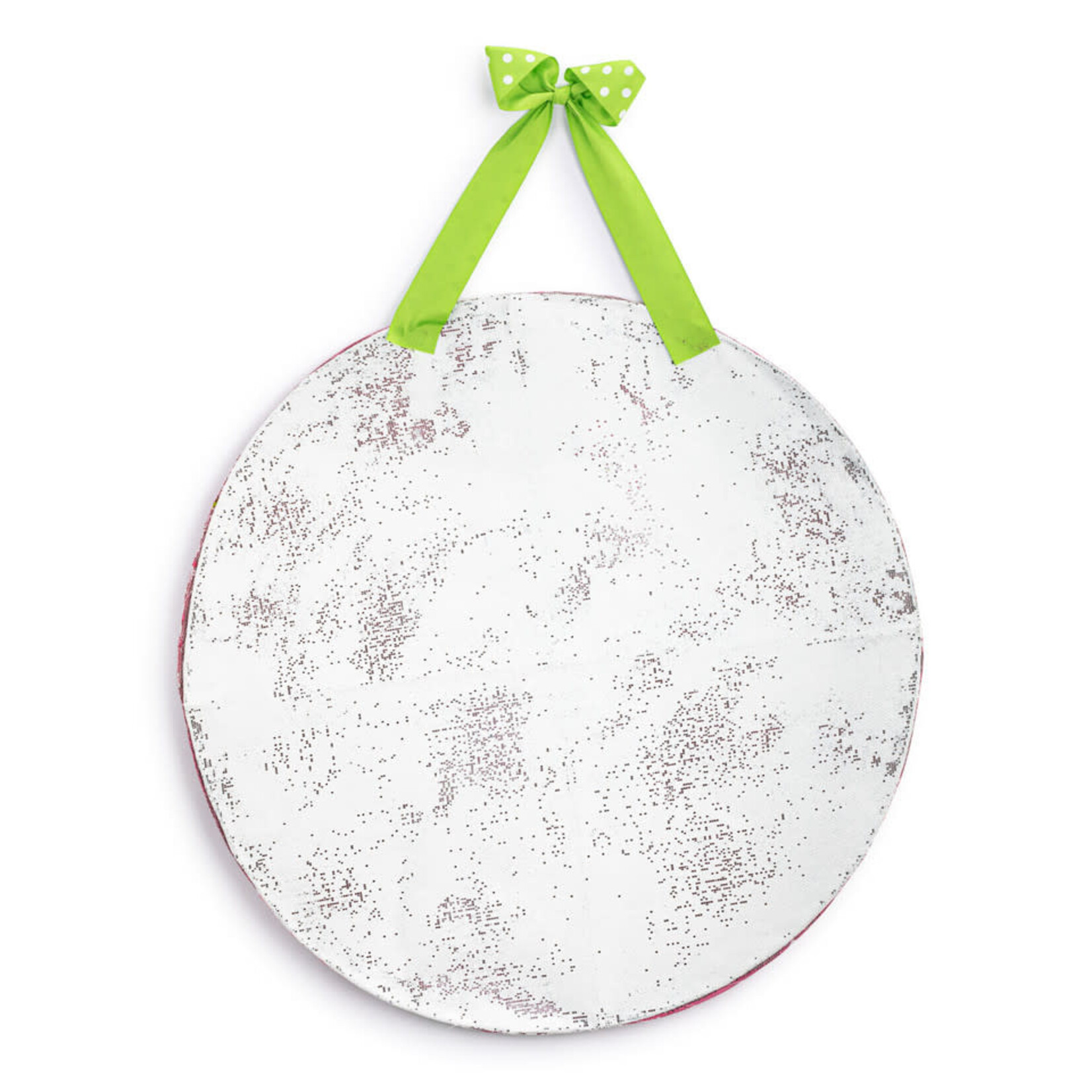 m. lynne designs spring bunny door hanger with purple florals
