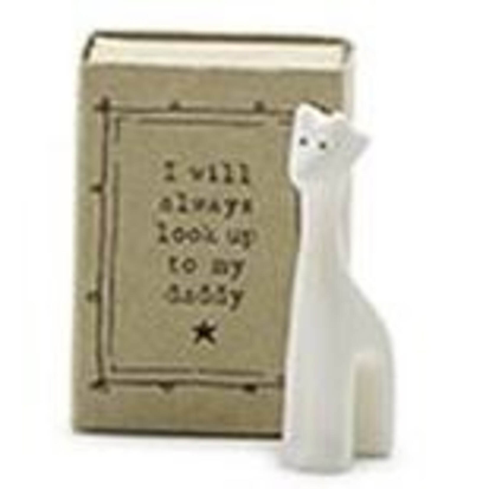 m. lynne designs ceramic trinket with animal and quote