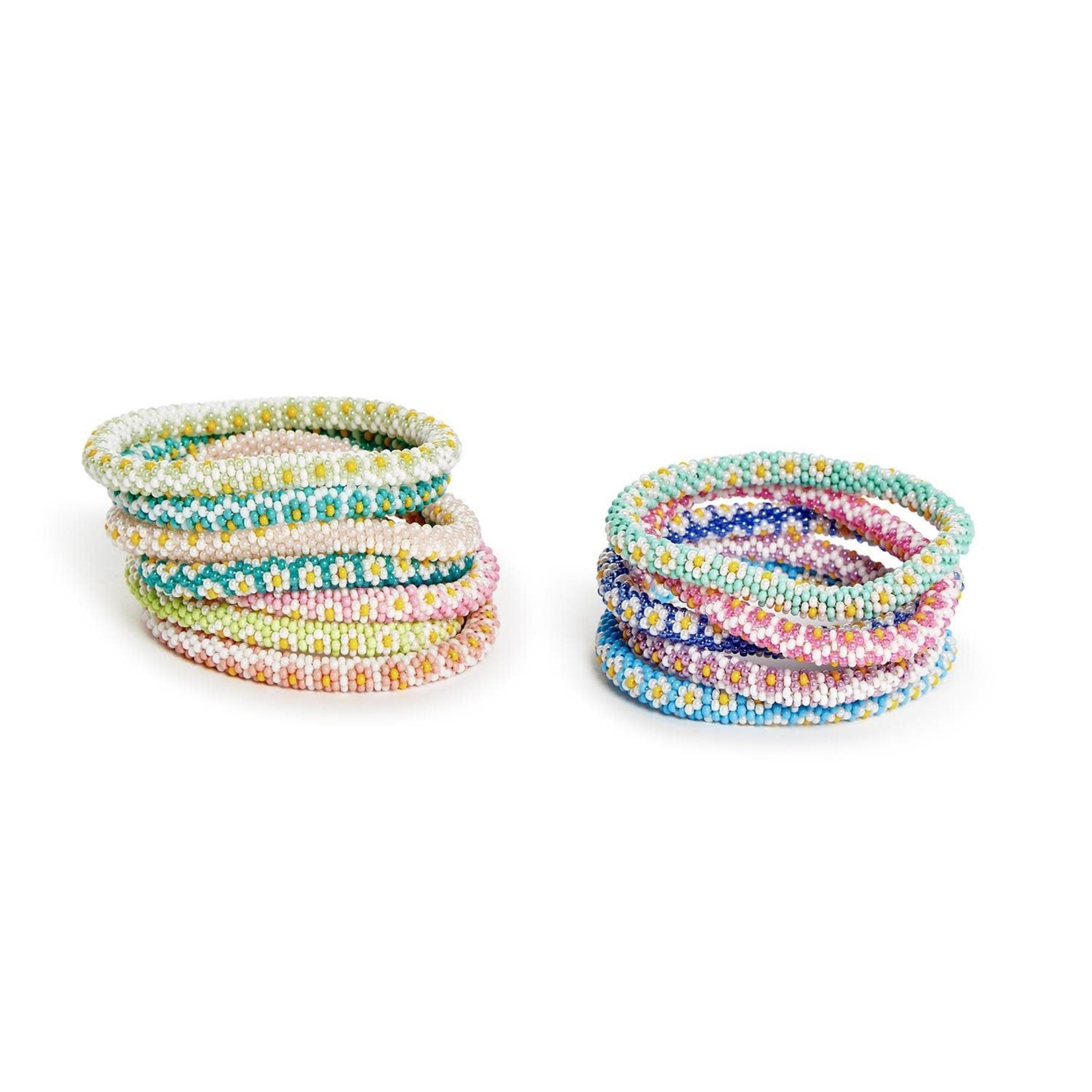 m. lynne designs beaded daisy bracelet