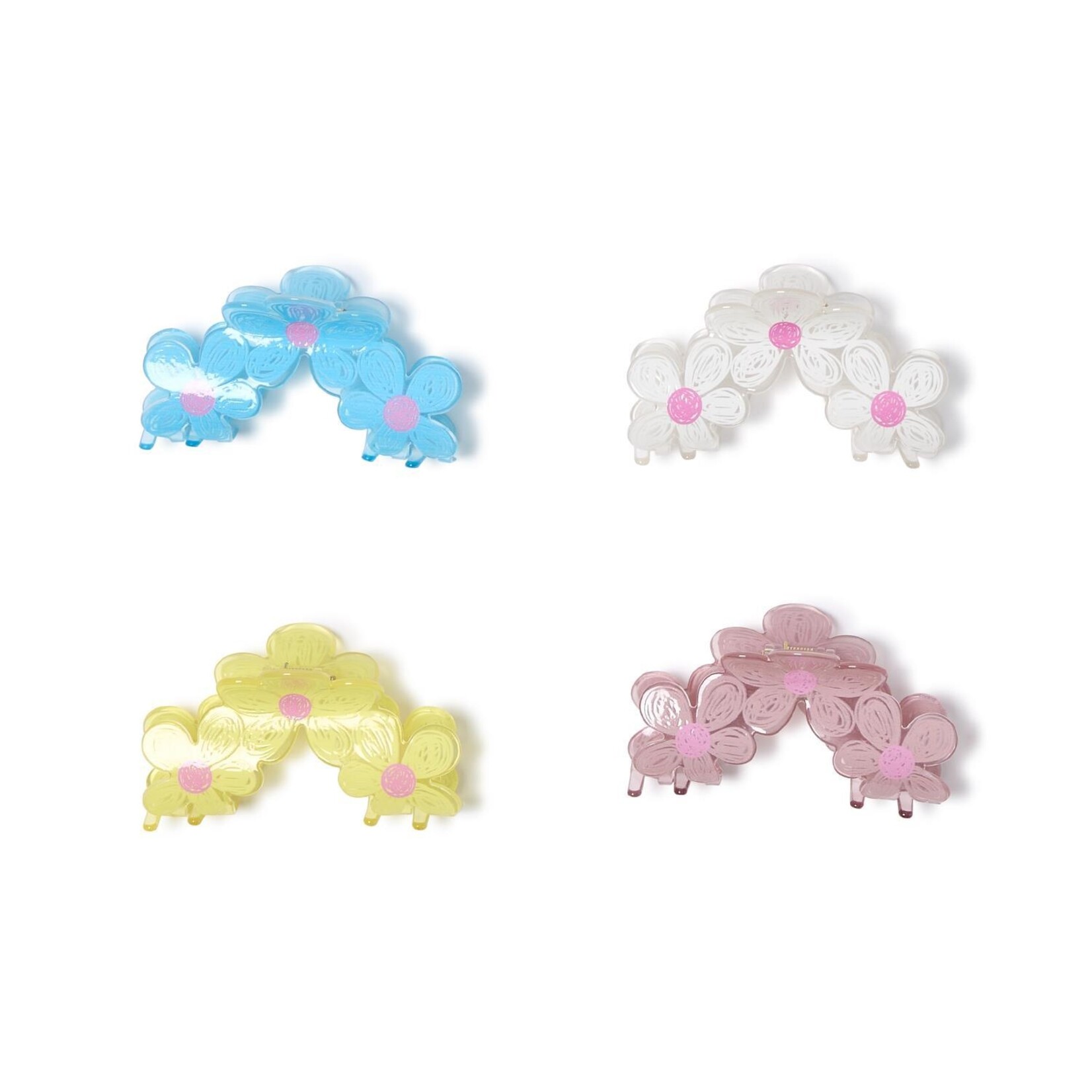 m. lynne designs flower claw clip