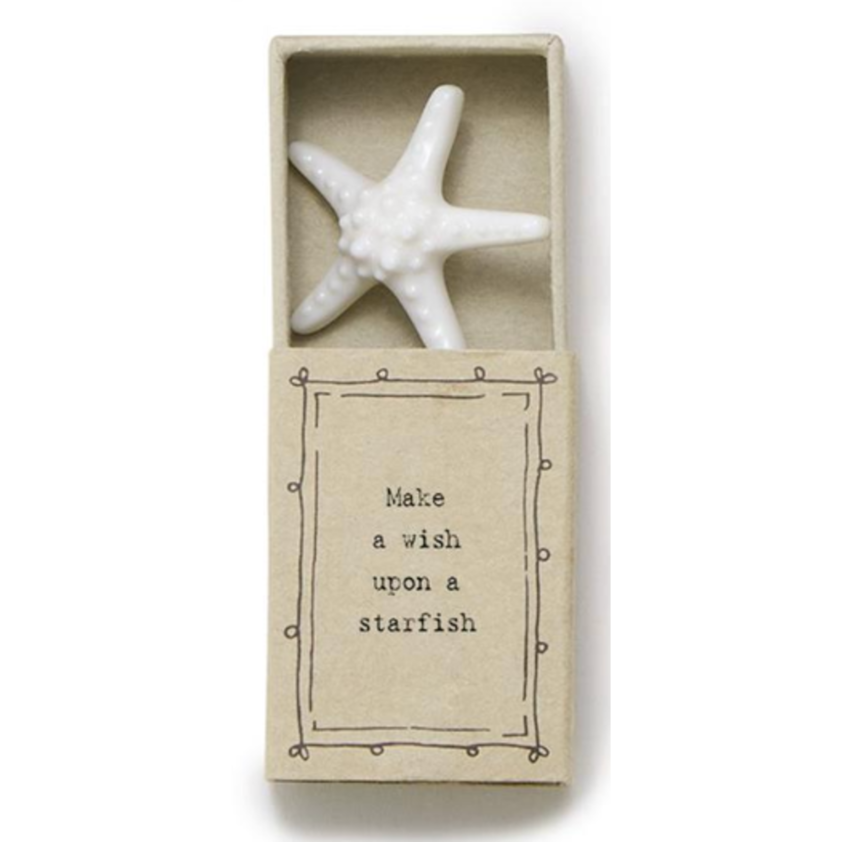 m. lynne designs shell trinket dish with matchbox