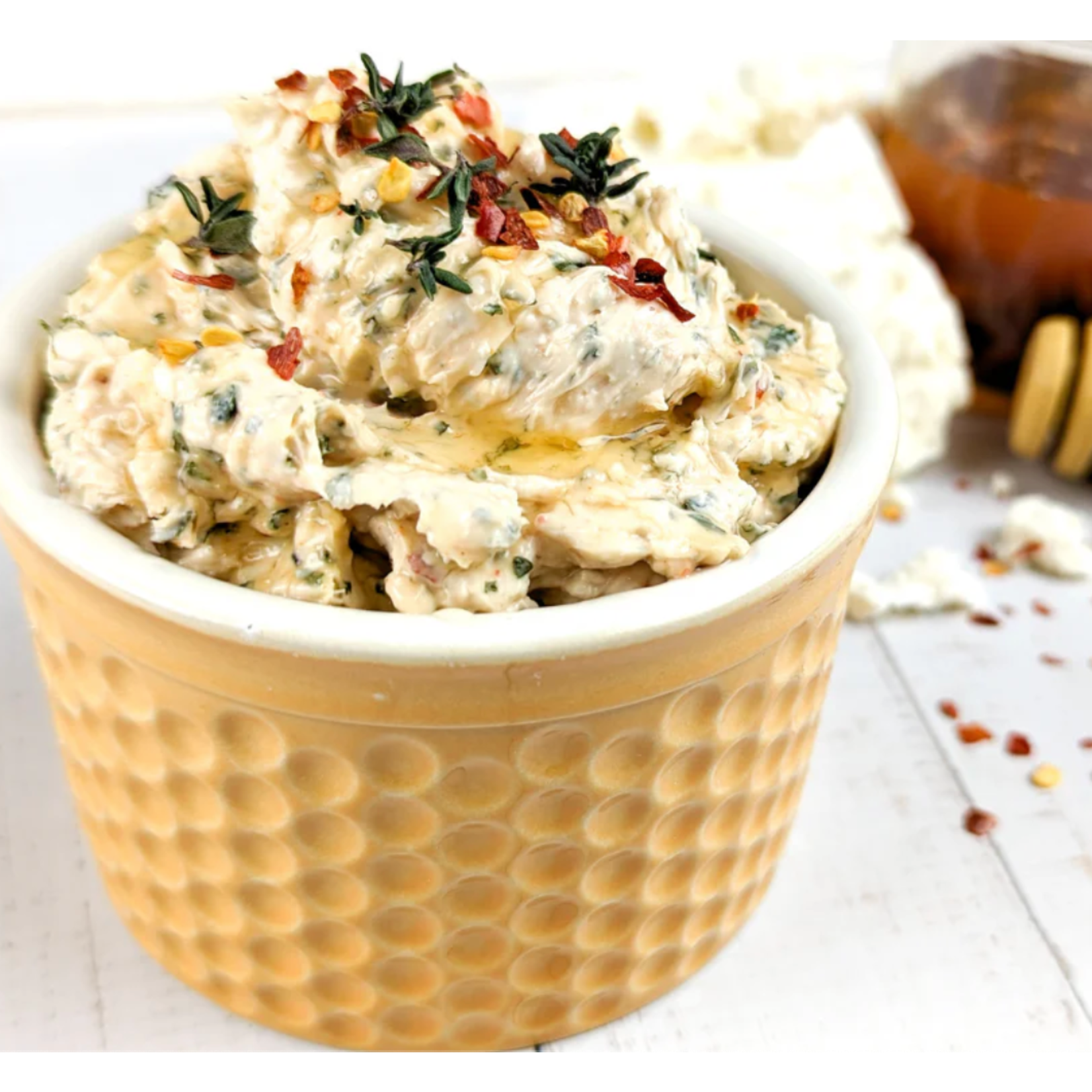 m. lynne designs hot honey & feta cheesespread dip mix