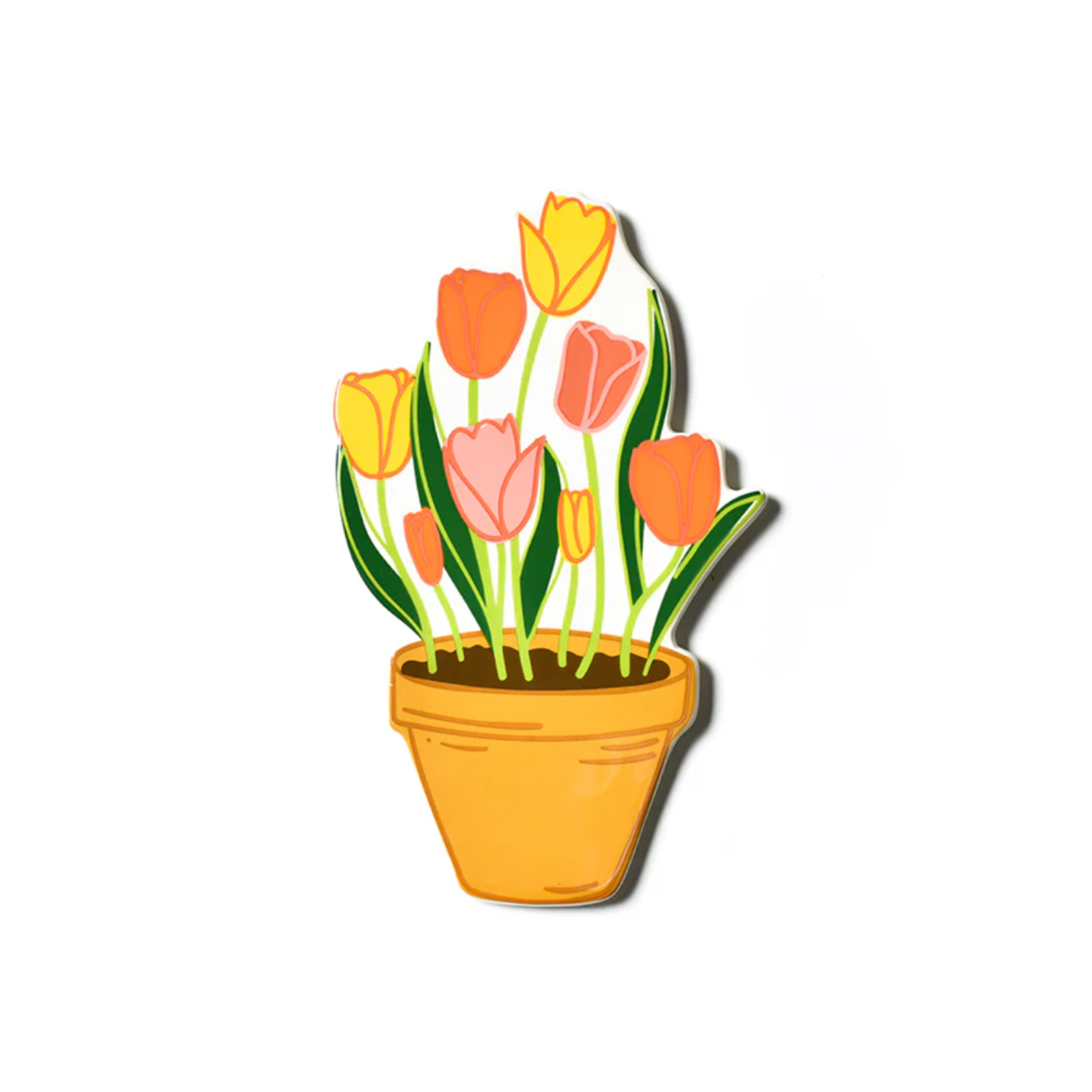 happy everything pot of tulips big attachment