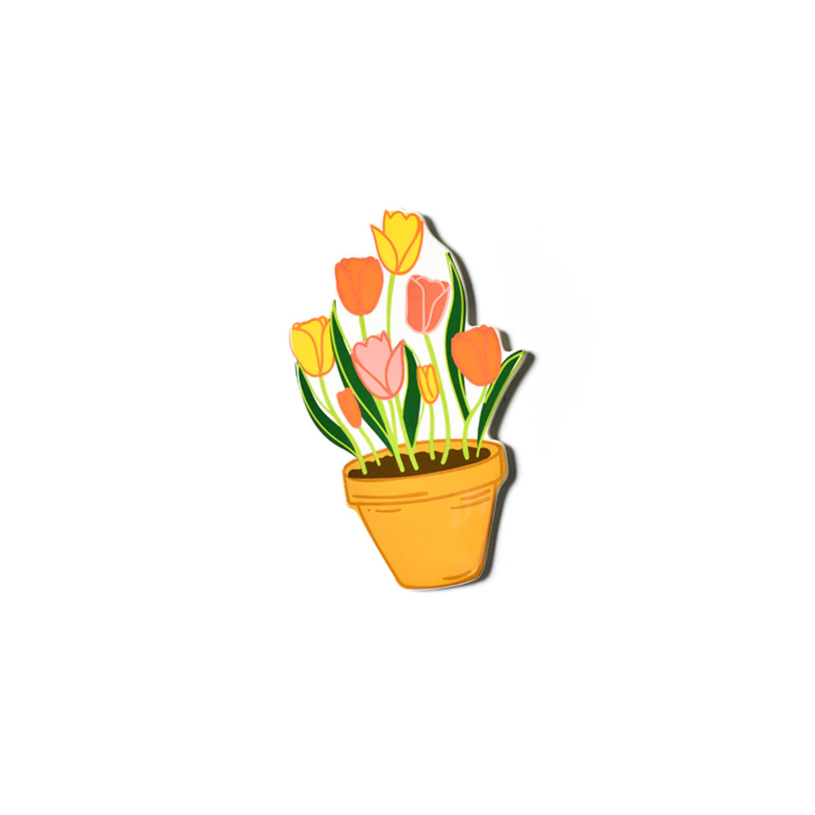 happy everything pot of tulips mini attachment