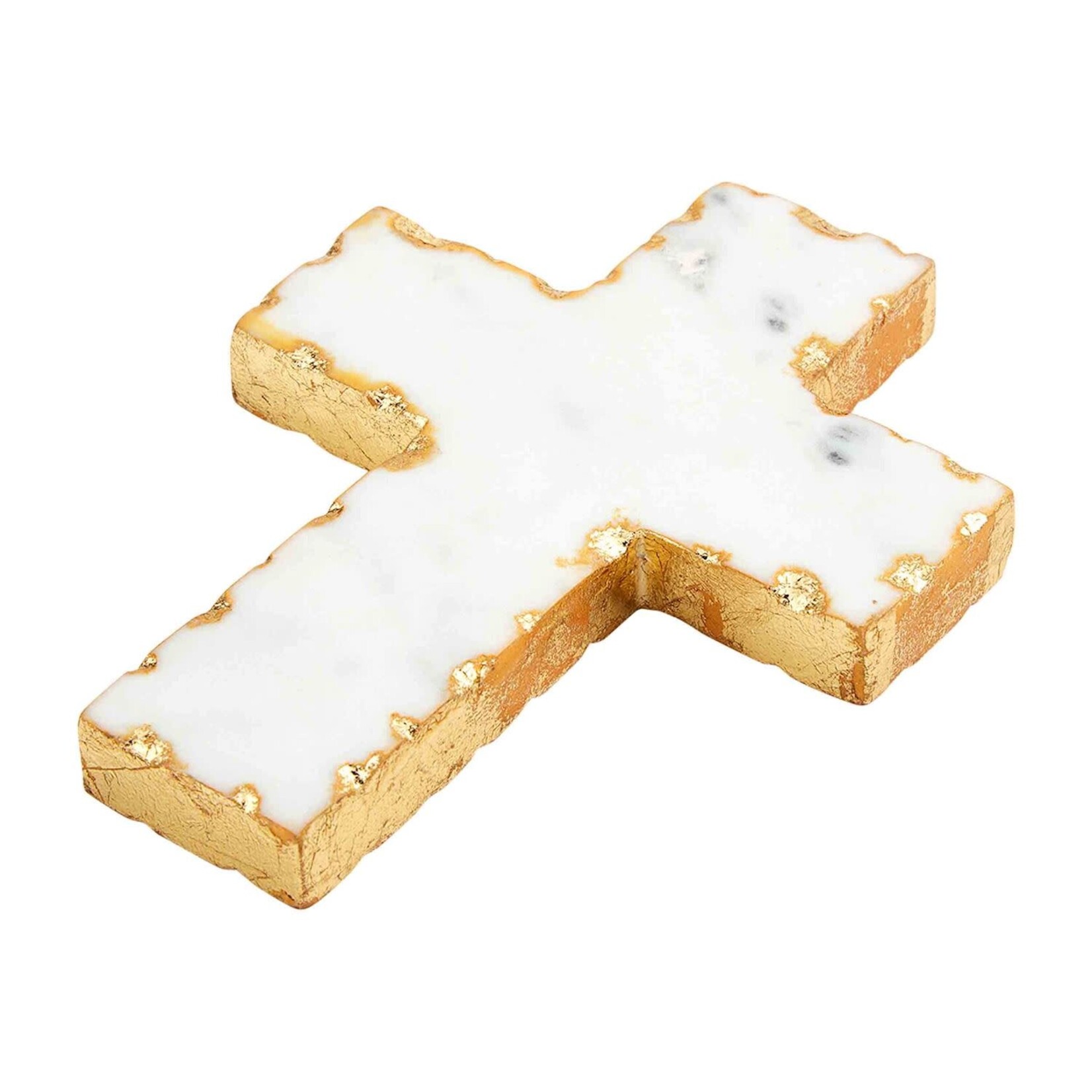 mud pie gold edge cross