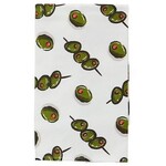 mud pie bar olives tea towel