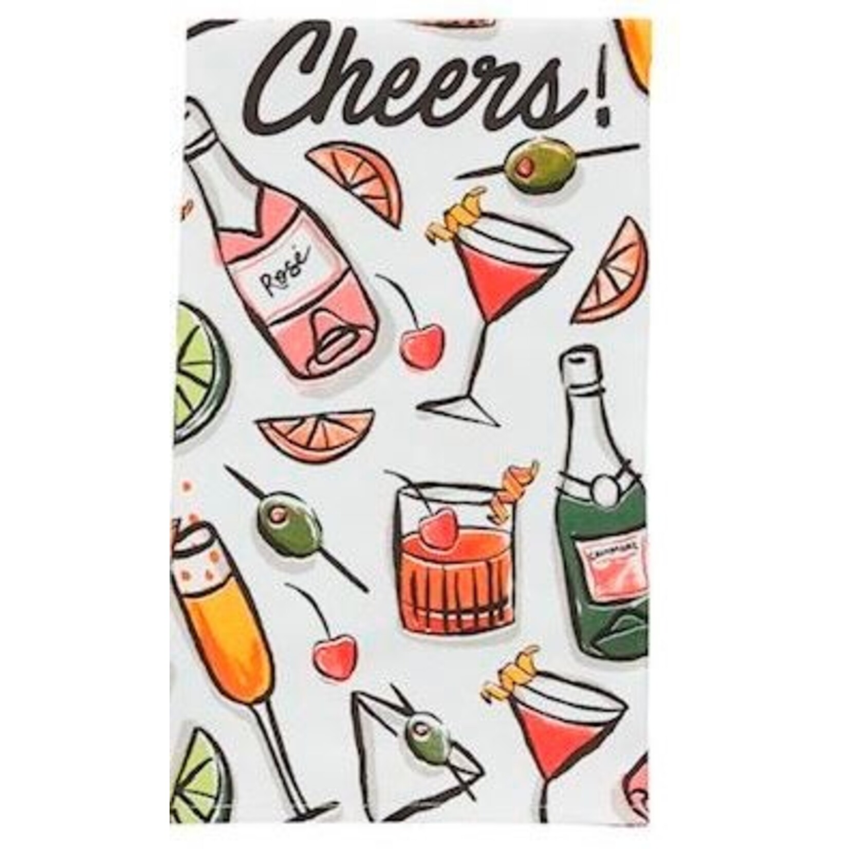mud pie bar cheers tea towel