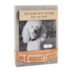 mud pie gray dog collar remembrance picture frame