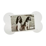 mud pie acrylic dog bone picture frame