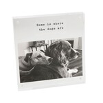 mud pie bone dog home acrylic frame