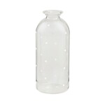 mud pie dot glass bud vase