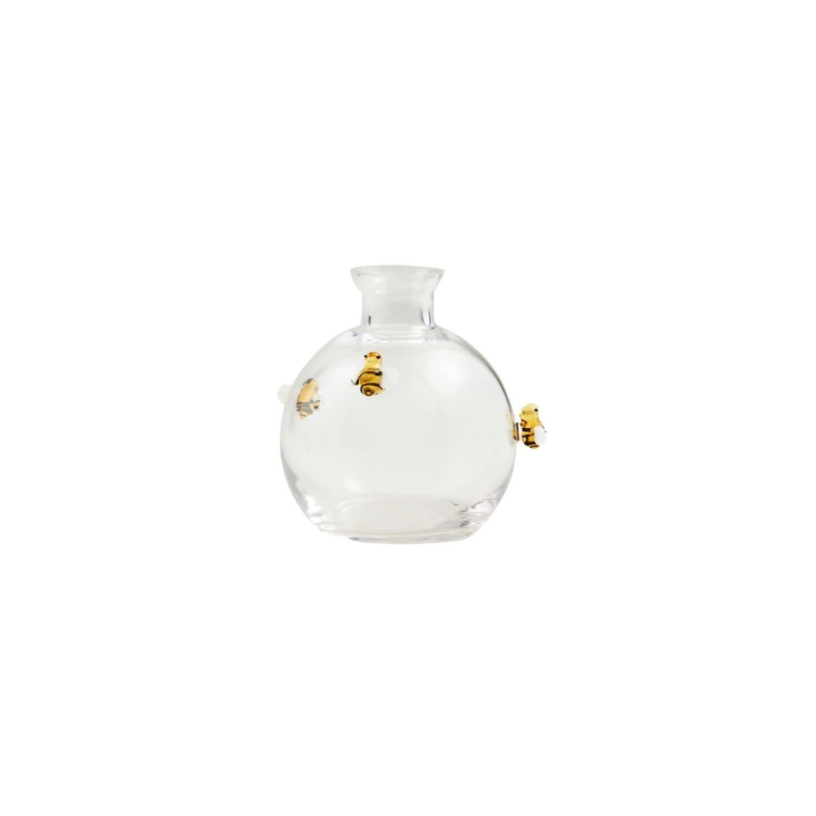 mud pie bee inlay glass vase