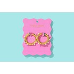 taylor elliott designs lola large huggie with pearls earring