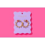 taylor elliott designs dottie gold hoop earring