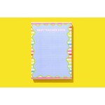 taylor elliott designs best teacher ever wavy notepad