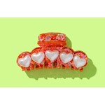 taylor elliott designs heart and pearl claw clip