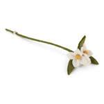 m. lynne designs white felt flowers on branch