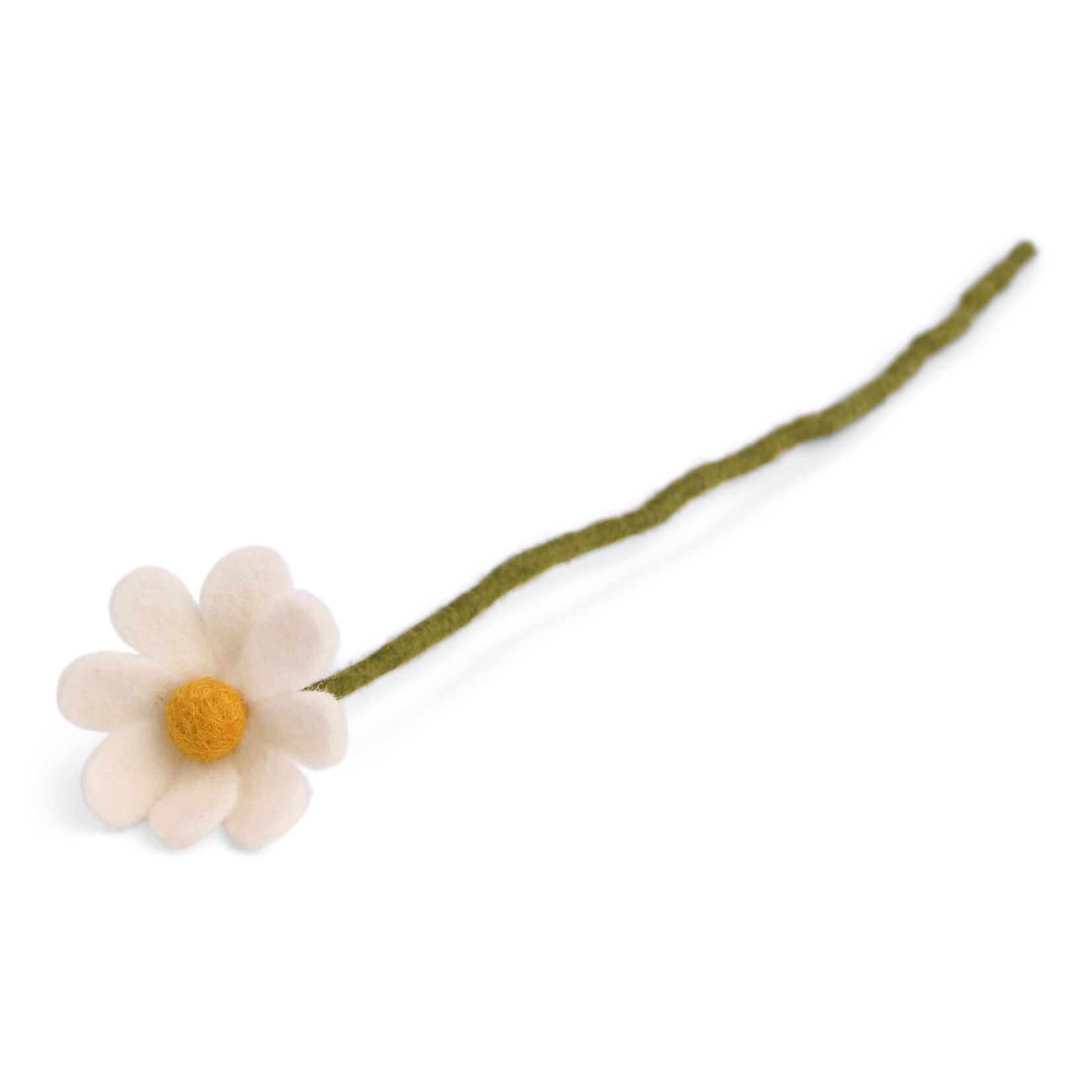 m. lynne designs white felt anemone