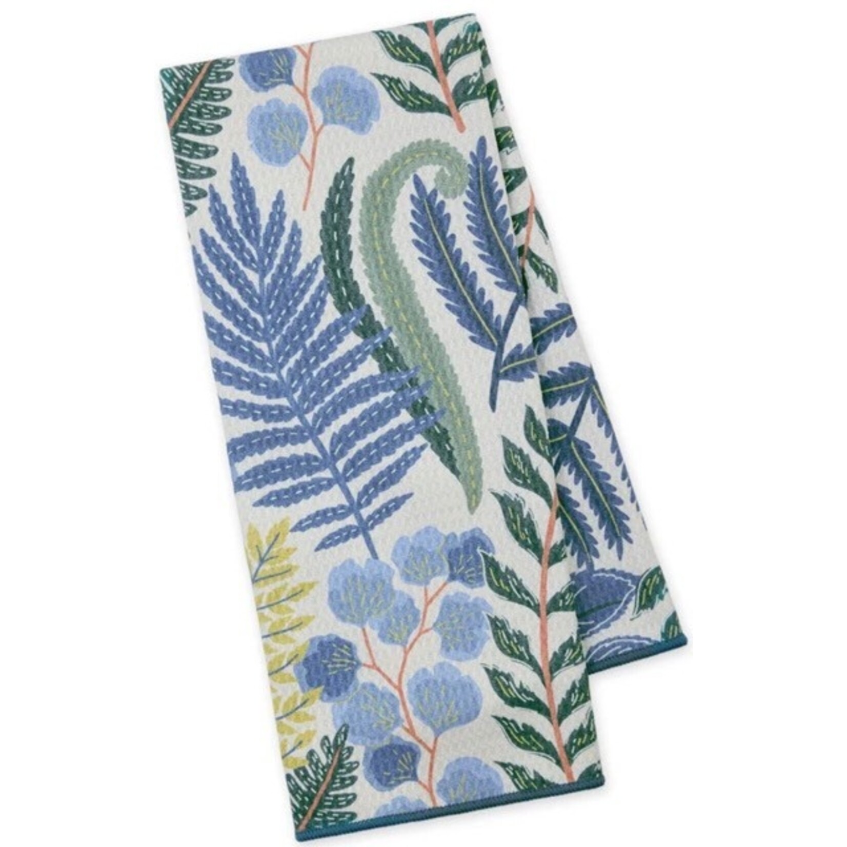 m. lynne designs fiddle ferns dish towel