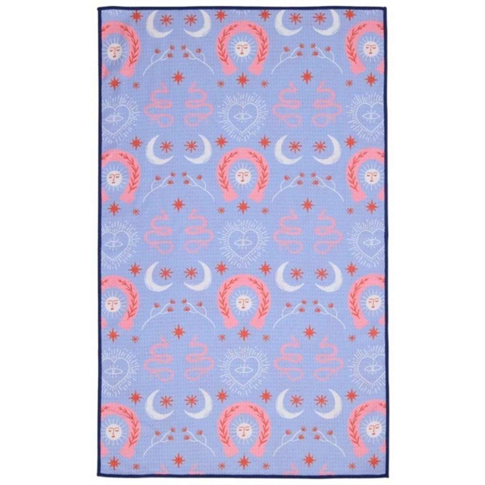m. lynne designs wild west microfiber dish towel