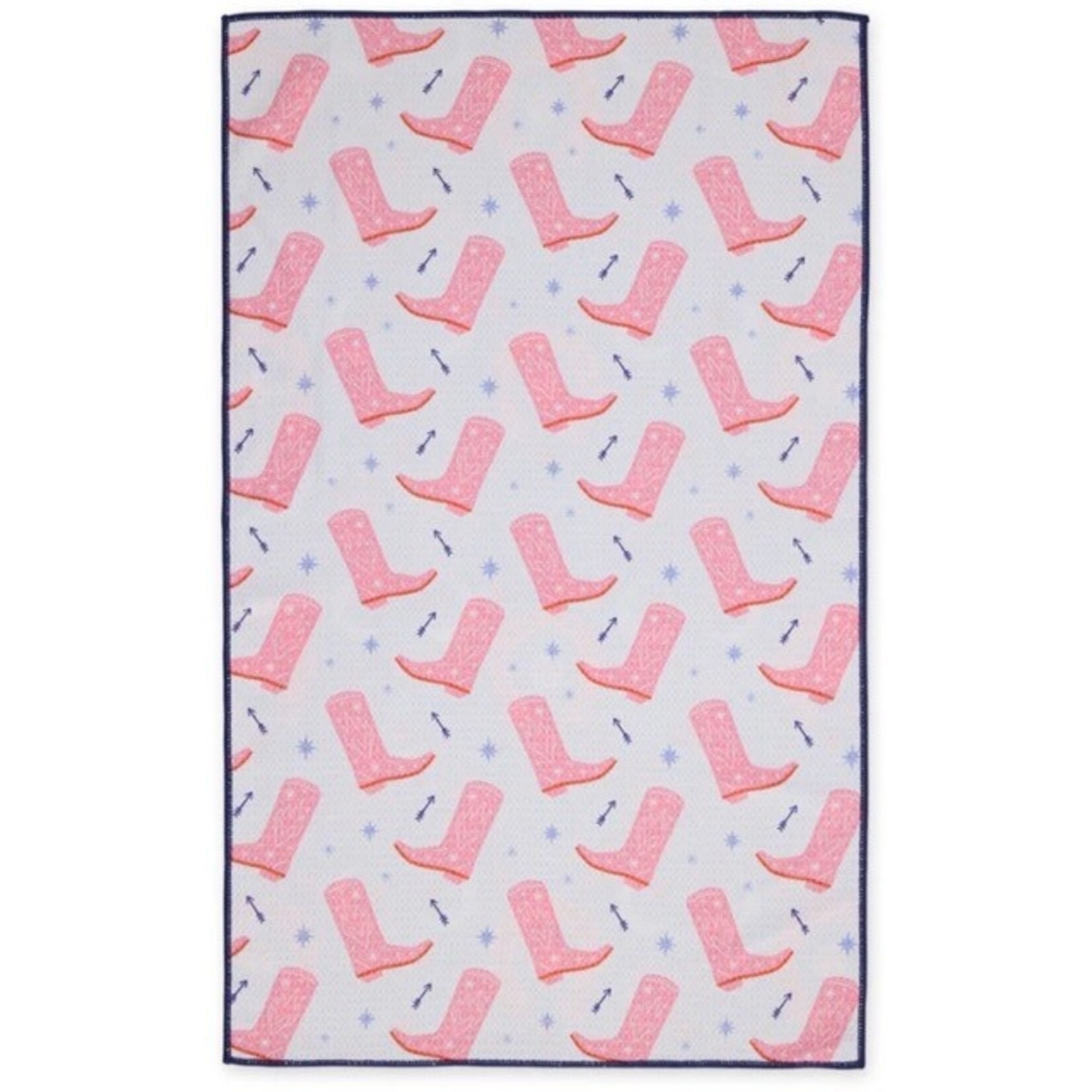 m. lynne designs wild west microfiber dish towel