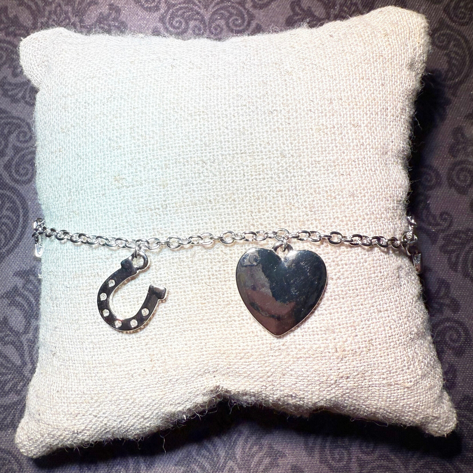 m. lynne designs silver charm bracelet