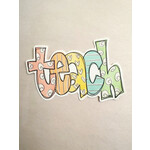 m. lynne designs sticker, teach whimsy