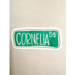 m. lynne designs cornelia street sticker