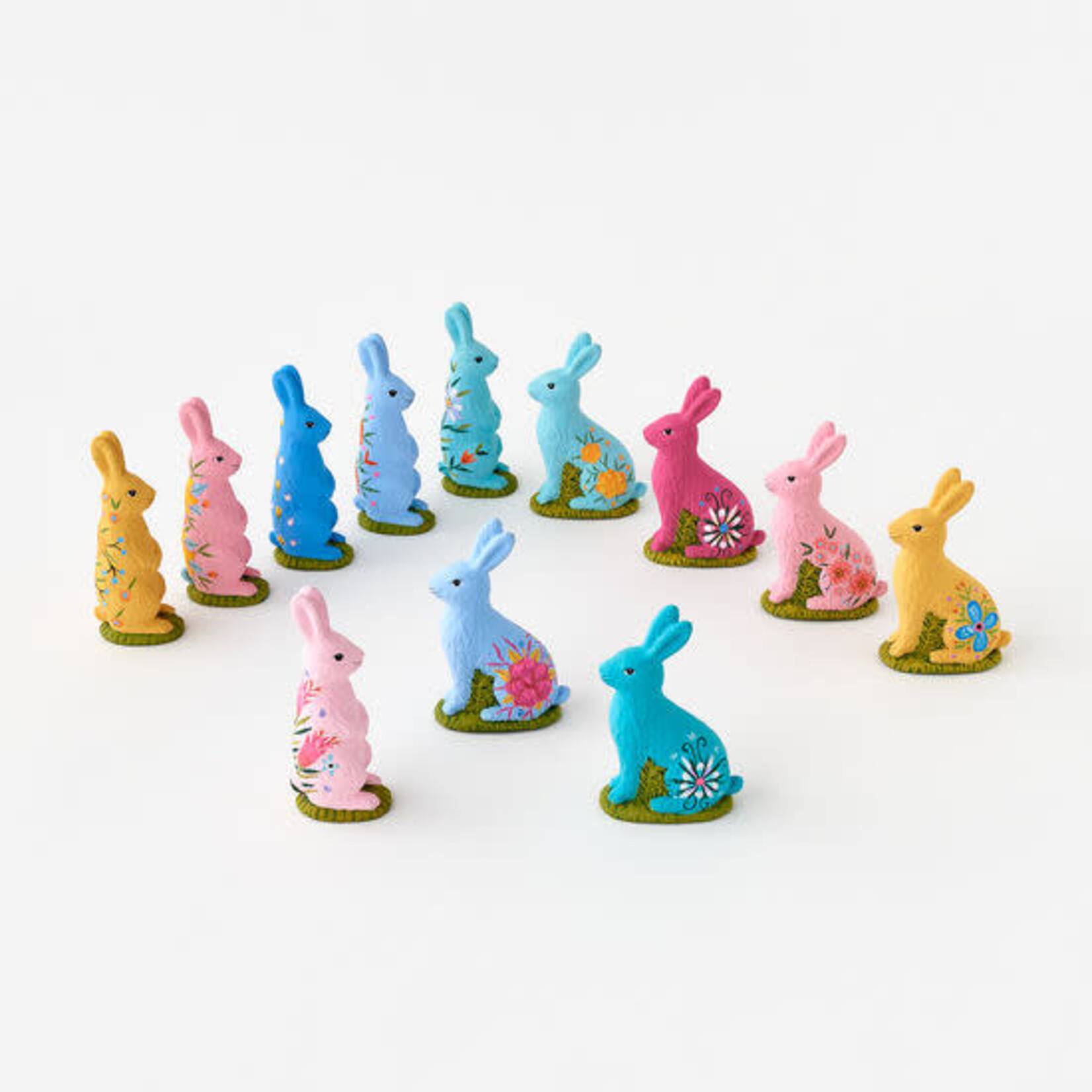 m. lynne designs painted chocolate bunny
