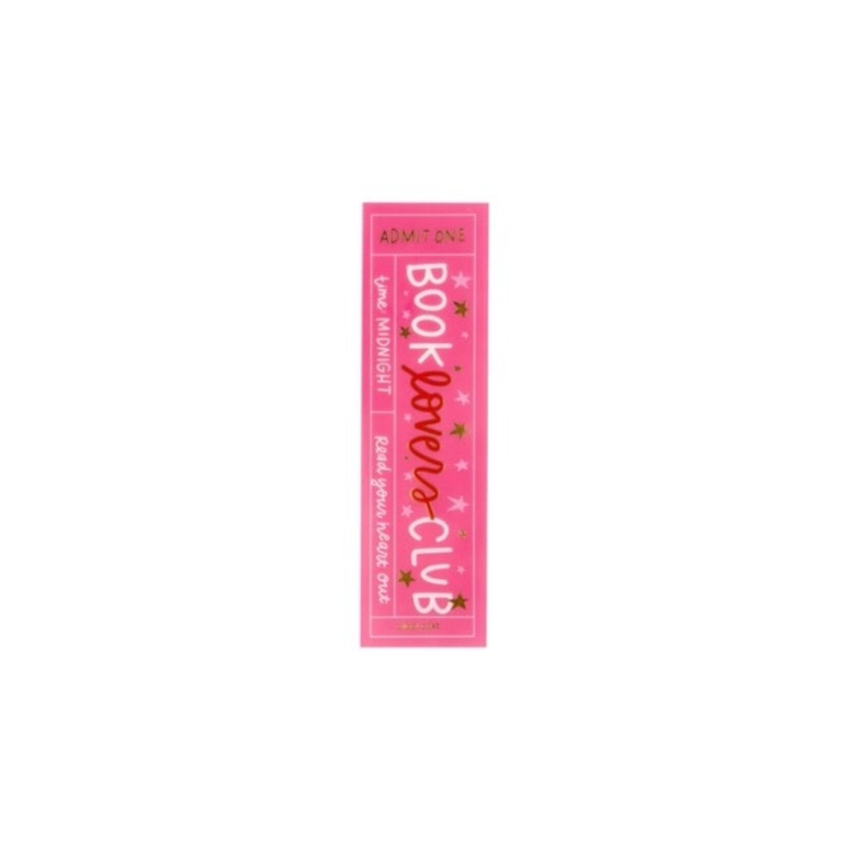 m. lynne designs book lovers club transparent bookmark