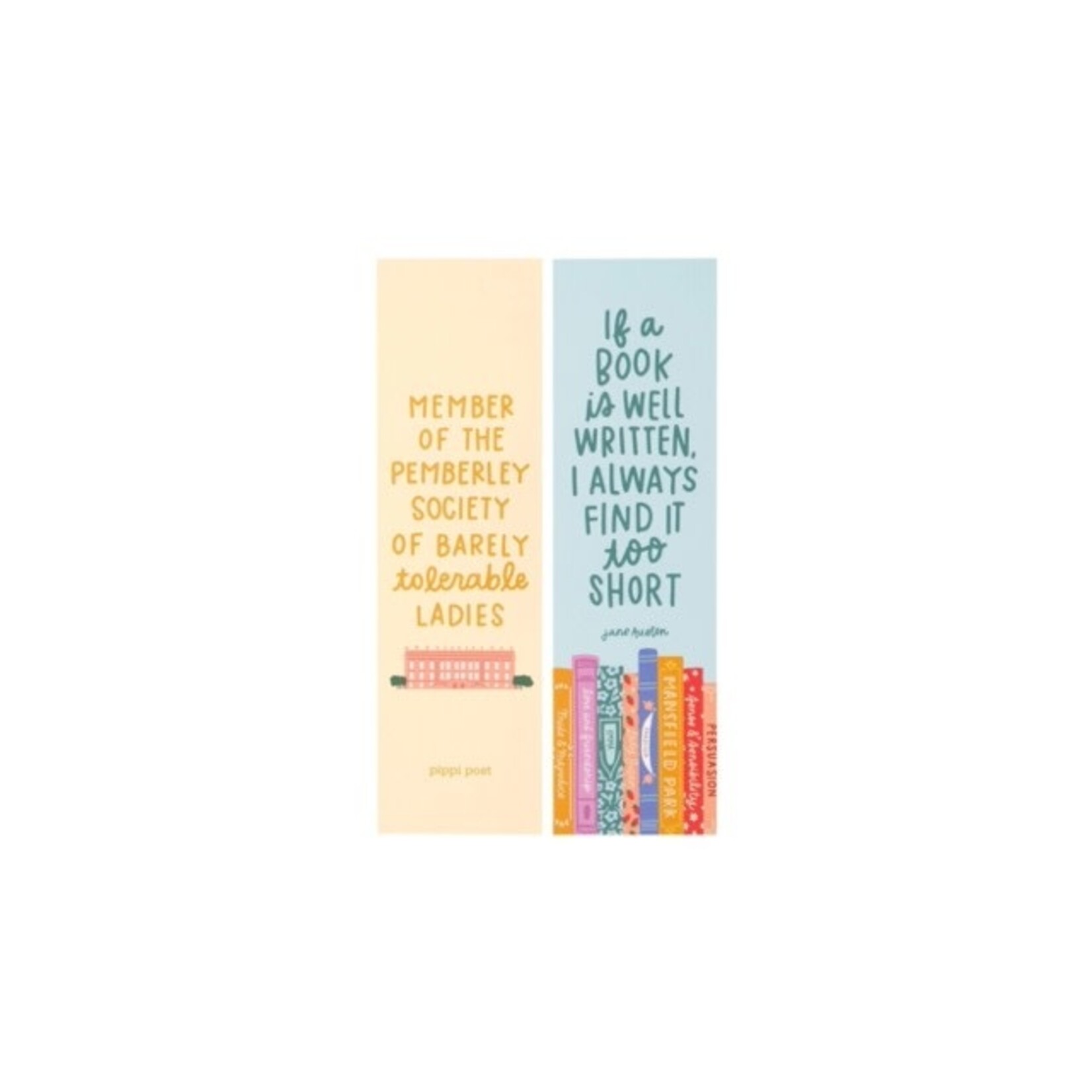 m. lynne designs jane austen bookmark