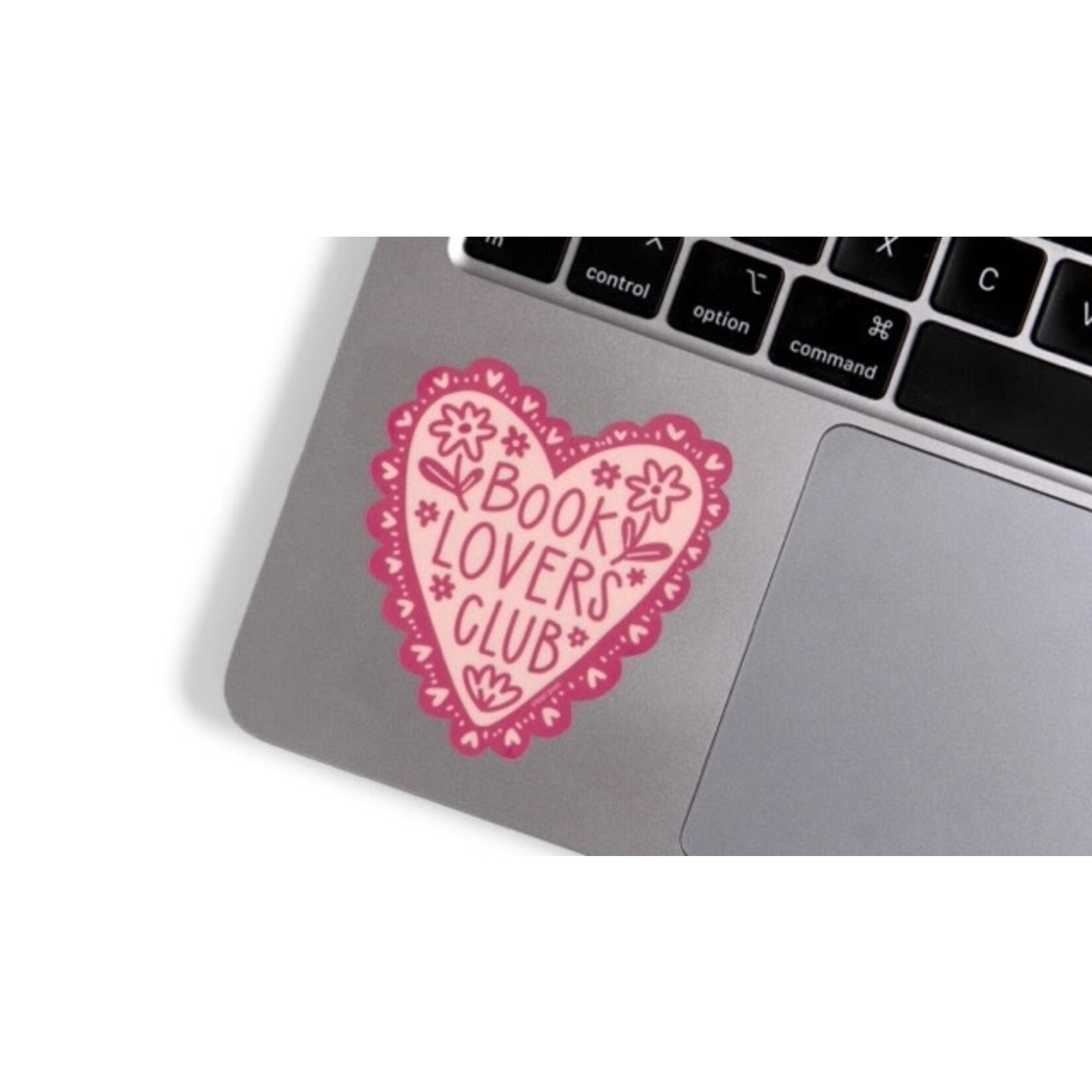 m. lynne designs book lovers club sticker