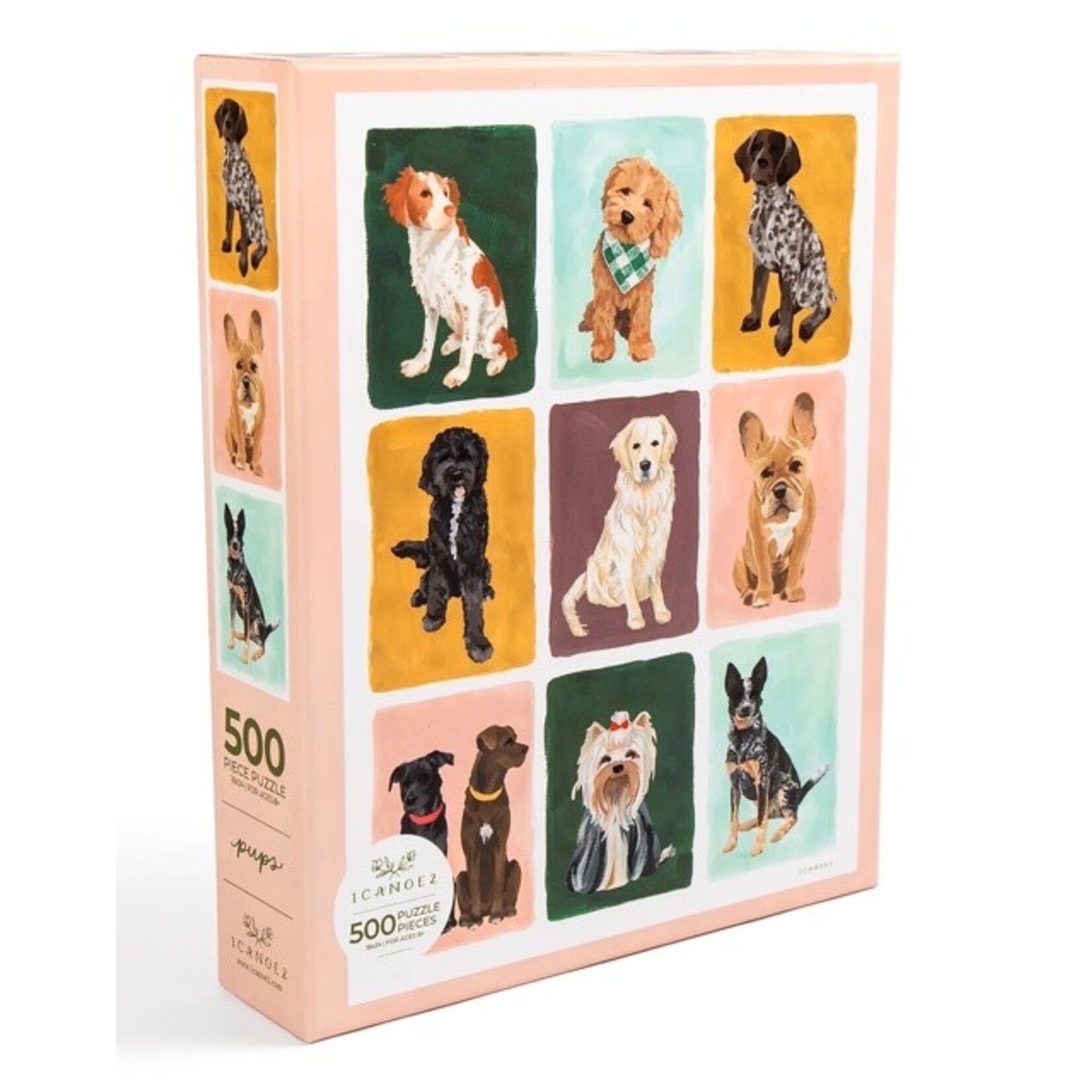 m. lynne designs furry friends dogs puzzle