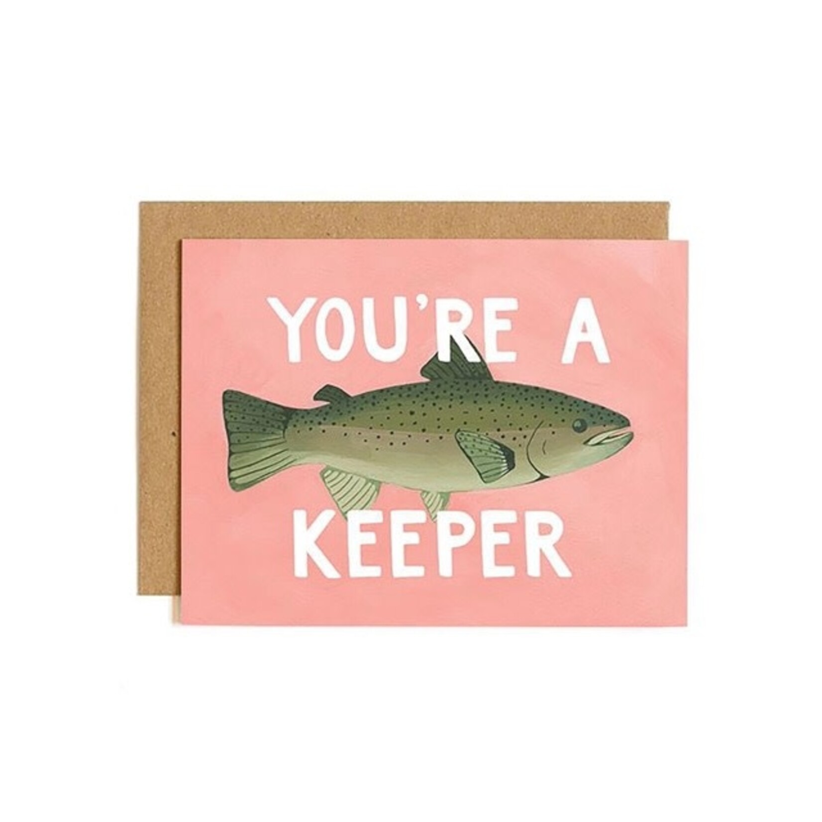 m. lynne designs you're a keeper card
