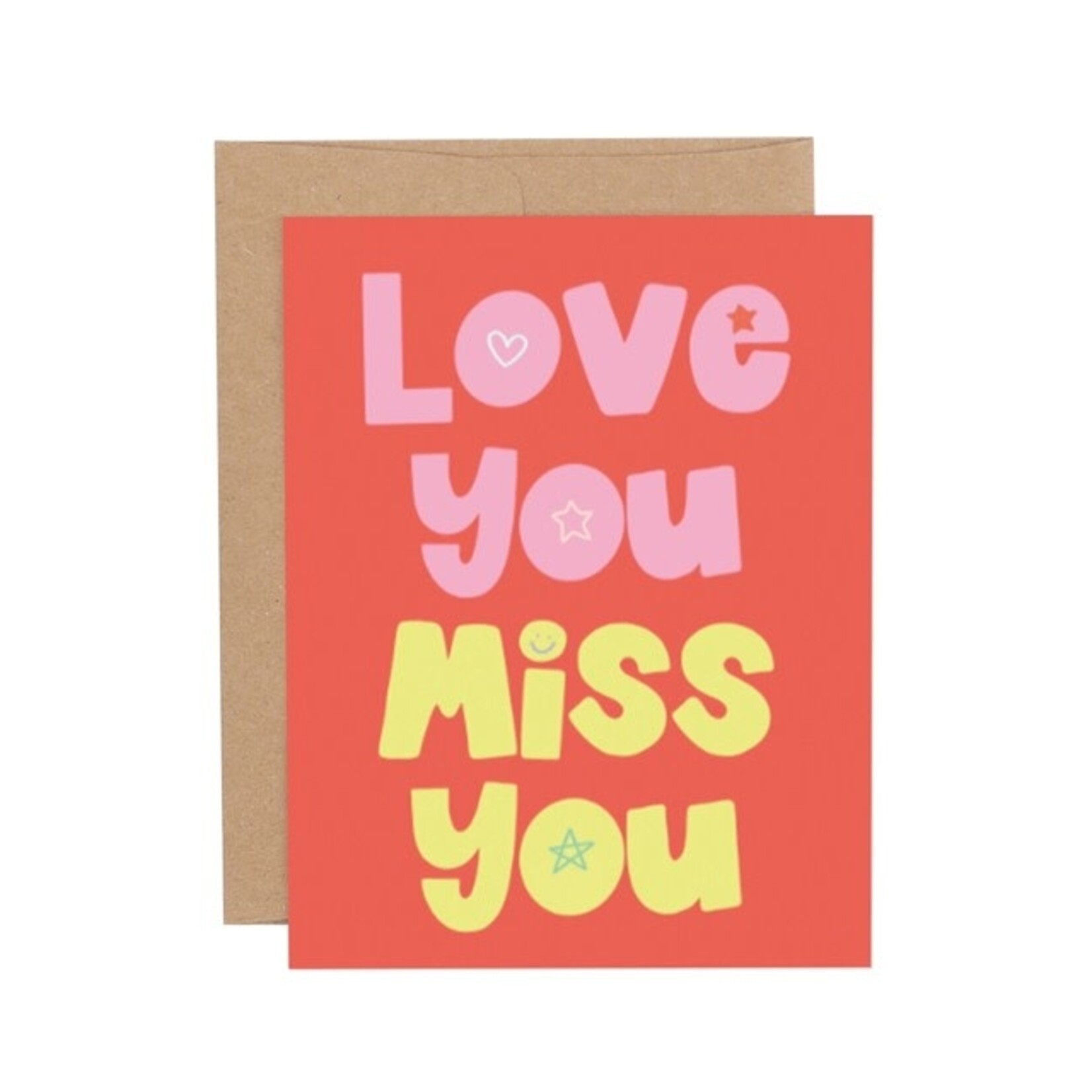 callie danielle love you miss you card