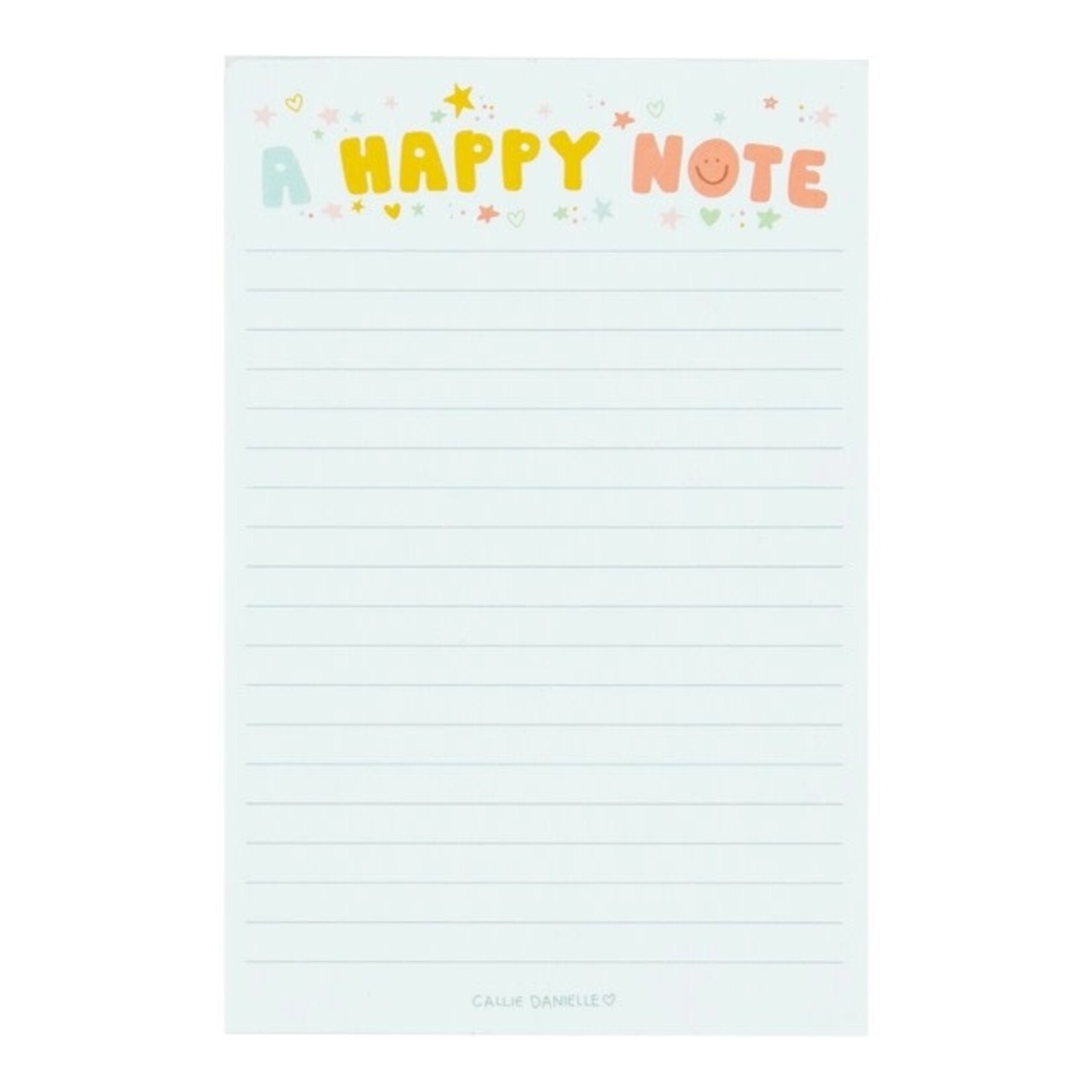 callie danielle happy note notepad