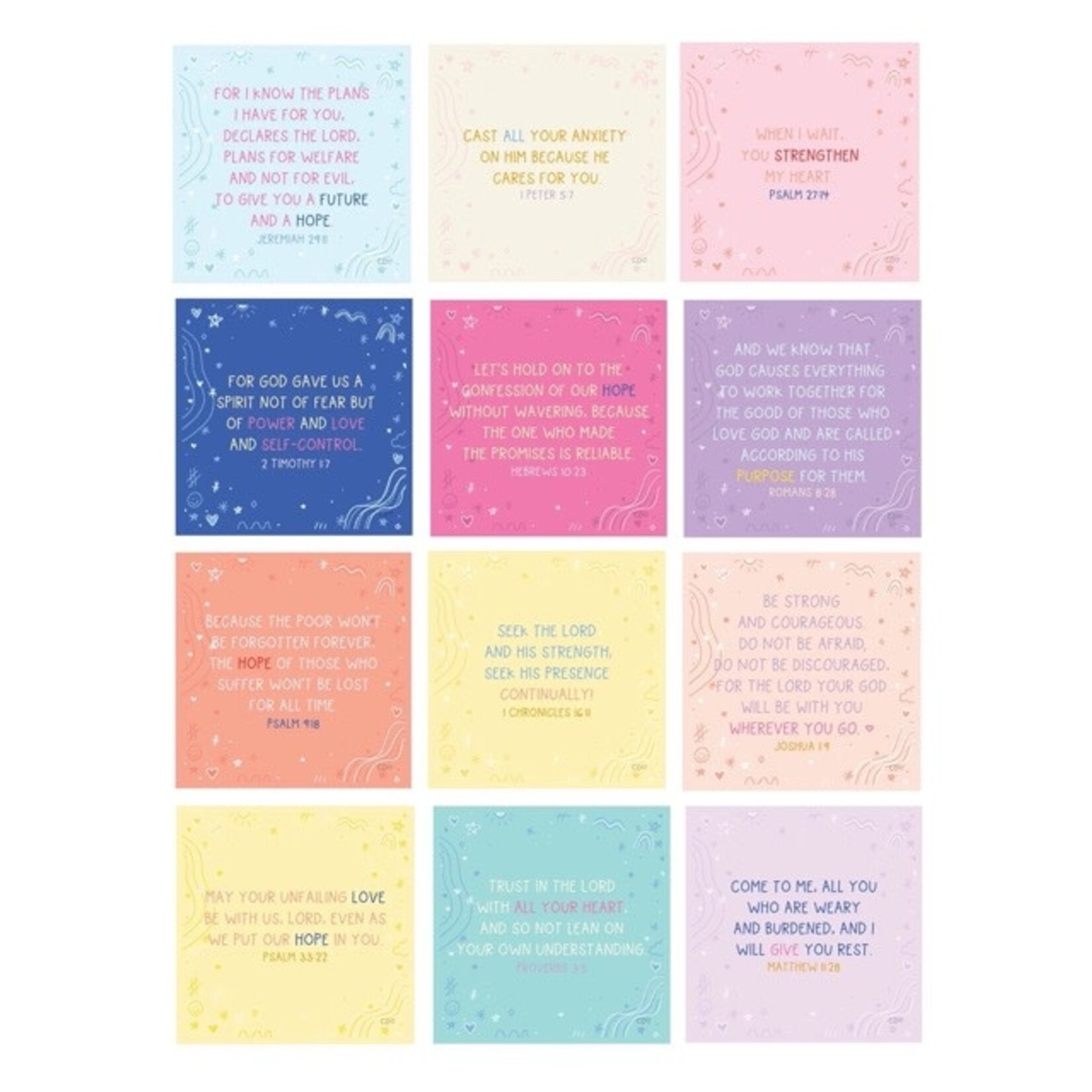 callie danielle verses for hope card set